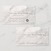 Elegante Salon Loyalität Karte (Vorne/Hinten)