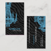 Elegante Salon-und Wellness-Center-Geschäfts-Karte Visitenkarte (Vorne/Hinten)