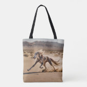 Elegante Saluki Shoulder Tasche (Rückseite)