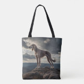 Elegante Saluki Shoulder Tasche (Rückseite)