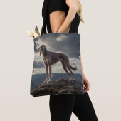 Elegante Saluki Shoulder Tasche (Von Nahem)