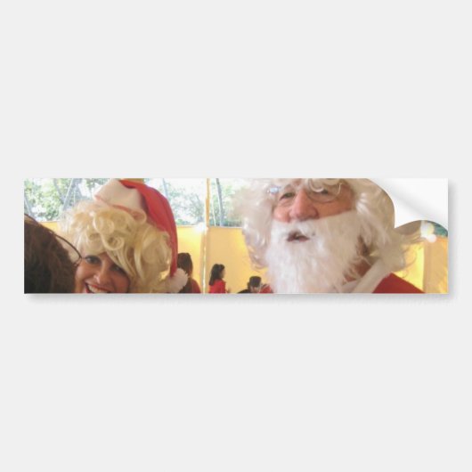 Elegante Santa Collection. Autoaufkleber (Vorne)