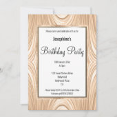 ELEGANTE SATIN-GEBURTSTAGEINLADUNG EINLADUNG (Vorderseite)