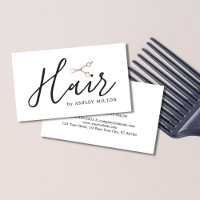 Elegante Saubere Rose Goldschere Haarstiel