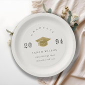 Elegante Sauberkeit Kleiner Abschluss Pappteller