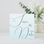 Elegante Save the Date anpassbare Vorlage (Stehend Vorderseite)