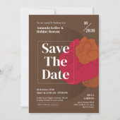 Elegante, Save the Date Einladung (Vorderseite)