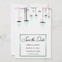 Elegante Save the Date Einladung