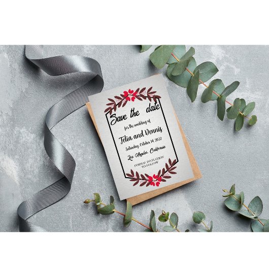 Elegante, Save the Date Einladung