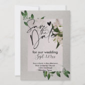 Elegante Save the Date Einladung (Vorderseite)