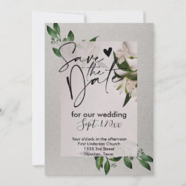 Elegante Save the Date Einladung