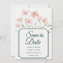 Elegante, Save the Date Einladung