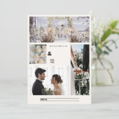 Elegante Save-the-Date-Karte Save The Date (Stehend Vorderseite)