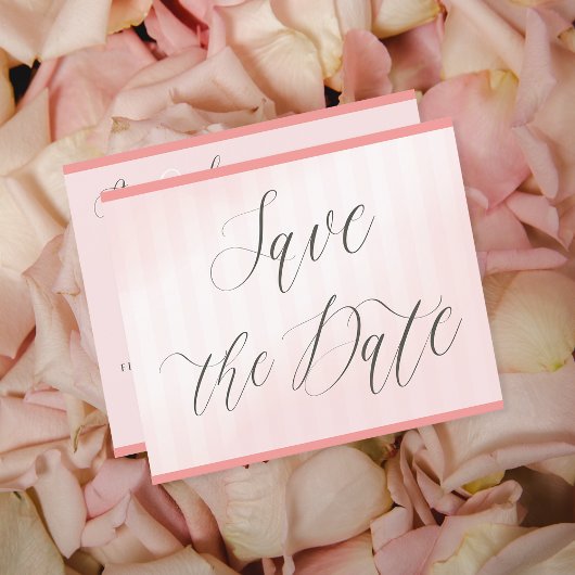 Elegante Save the Date Postkarte