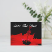 Elegante Save the Date Postkarte (Stehend Vorderseite)