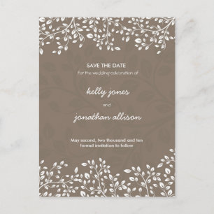 Elegante Save the Date Wedding Einladung