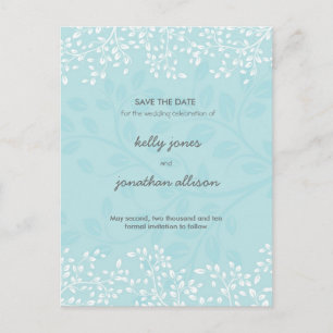Elegante Save the Date Wedding Einladung