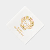 Elegante Scallop Muschel Seashell Birthday Party Servietten Mit Folie (Rechts)