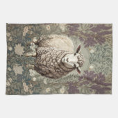 Elegante Schafe Lavendel Blumen Hintergrund Geschirrtuch (Horizontal)