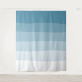 Elegante Schattierungen dusty Blue Backdrops Wandteppich (Vorderseite)