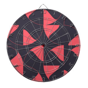 Elegante, schicke, abstrakte kreisförmige geometri dartscheibe