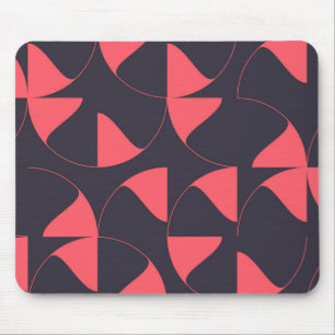 Elegante, schicke, abstrakte kreisförmige geometri mousepad