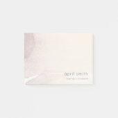 Elegante schicke Abstrakte Rose Gold Lila Wasserfa Post-it Klebezettel (Vorderseite)