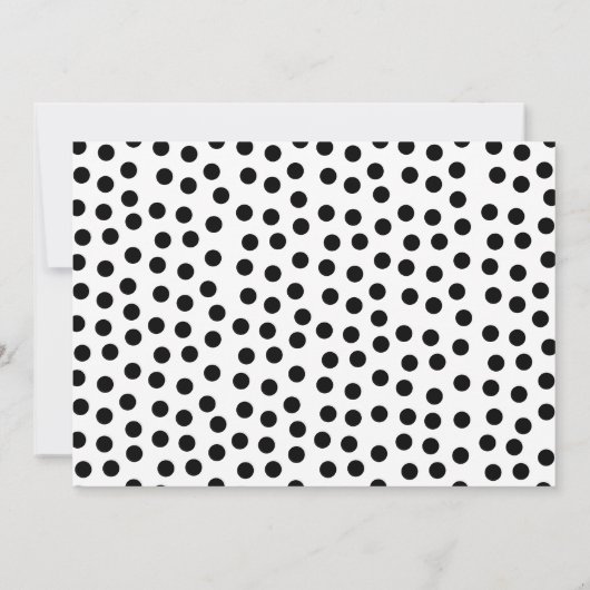 Elegante schicke Babydusche Dankeskarte (Rückseite)