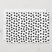 Elegante schicke Babydusche Einladung (Rückseite)