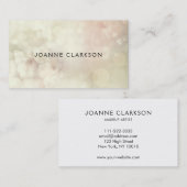 Elegante schicke berufliche Visitenkarte (Vorne/Hinten)