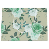 Elegante schicke Blume Große Geschenktüte (Vorderseite)
