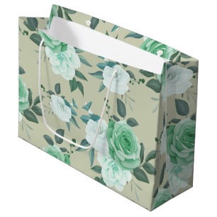 Elegante schicke Blume Große Geschenktüte