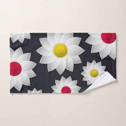Elegante, schicke Blütenkirche Sonnenblume Blossom Badhandtuch Set (Handtuch)