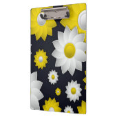 Elegante, schicke Blütenkirche Sonnenblume Blossom Klemmbrett (Links)