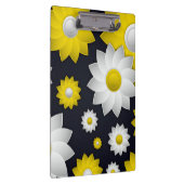 Elegante, schicke Blütenkirche Sonnenblume Blossom Klemmbrett (Rechts)