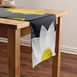 Elegante, schicke Blütenkirche Sonnenblume Blossom Kurzer Tischläufer