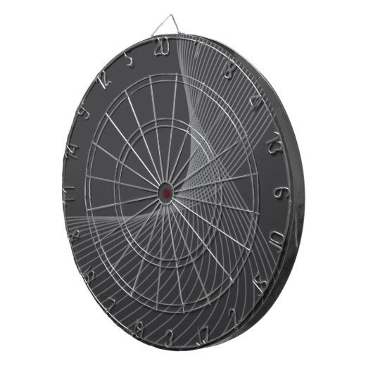 Elegante, schicke, einfache, moderne Grafikmusterk Dartscheibe (Vorderseite rechts)