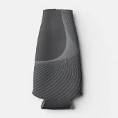 Elegante, schicke, einfache, moderne Grafikmusterk Flaschenkühler (Vorderseite)