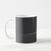 Elegante, schicke, einfache, moderne Grafikmusterk Kaffeetasse (Links)