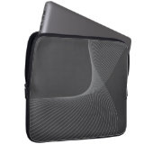 Elegante, schicke, einfache, moderne Grafikmusterk Laptopschutzhülle (Vorne Rechts)