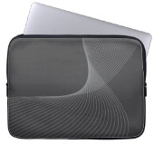 Elegante, schicke, einfache, moderne Grafikmusterk Laptopschutzhülle (Vorderseite)