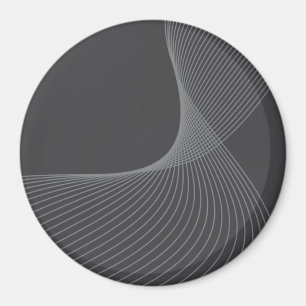 Elegante, schicke, einfache, moderne Grafikmusterk Magnet