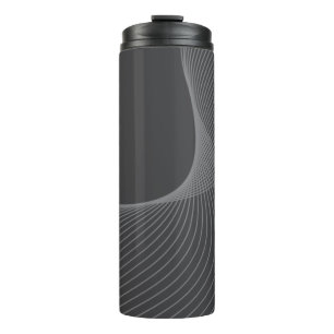 Elegante, schicke, einfache, moderne Grafikmusterk Thermosbecher
