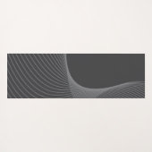 Elegante, schicke, einfache, moderne Grafikmusterk Yogamatte (Rückseite (Horizontal))