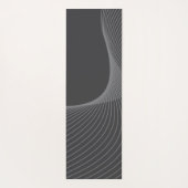 Elegante, schicke, einfache, moderne Grafikmusterk Yogamatte (Rückseite)