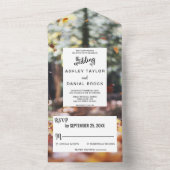 Elegante, schicke Frühlingssonne All In One Einladung (Innen Boden)