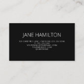 Elegante schicke Gold-Marmor-Visitenkarte Visitenkarte (Rückseite)