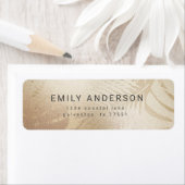 Elegante schicke goldene Imitate Folie Rücksendead (Insitu)