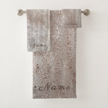 Elegante schicke Imitate braunes Gold funkelnd Gli