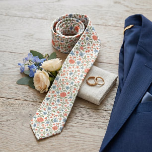 Elegante, schicke Krawatte mit floralem Kunstmuste